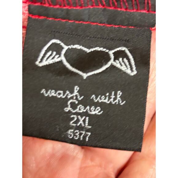 Hell Bunny Vixen Marin skirt, red/white nautical, pinup, whimsical, coastal - Picture 7 of 7